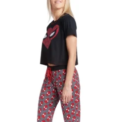 Marvel Wakanda Forever Spider-Man Avengers Black Panther Women's Pajama Shirt And Pants Sleep Set Adult -Trendy Women GUEST 0011093e bb4e 4e76 b78d b1dbd320d111