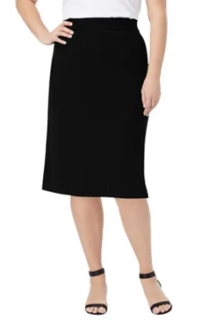 Jessica London Women’s Plus Size Tummy Control Bi-Stretch Pencil Skirt -Trendy Women GUEST 012924ad a30a 4a1b 989e 79b94399a21c