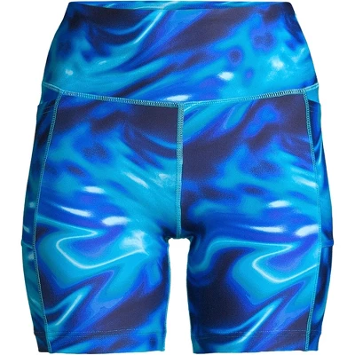 Lands' End Women's Chlorine Resistant High Waisted 6" Bike Swim Shorts With UPF 50 Sun Protection 6 Lands' End Women's Chlorine Resistant High Waisted 6" Bike Swim Shorts With UPF 50 Sun Protection - Image 6