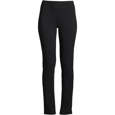 Lands' End Women's Tall Starfish Mid Rise Slim Leg Elastic Waist Pull On Pants 3 Lands' End Women's Tall Starfish Mid Rise Slim Leg Elastic Waist Pull On Pants - Image 3