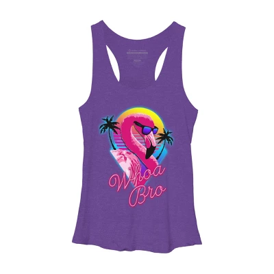 Women's Design By Humans Whoa Bro By Tararisingnc Racerback Tank Top 4 Women's Design By Humans Whoa Bro By Tararisingnc Racerback Tank Top - Image 4