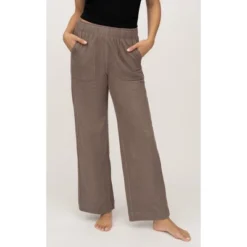 90 Degree By Reflex Marled Pique Daisy Wide Leg Pant With Side Pockets -Trendy Women GUEST 082dd2e6 65ae 4728 bfda b55b1356fe01
