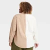 Women's Long Sleeve Utility Button-Down Shirt - Ava & Viv™