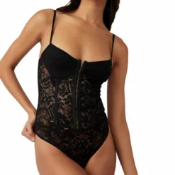 Free People Intimately FP Women's Lace Night Rhythm Bodysuit -Trendy Women GUEST 08bc3864 8516 411b a596 b794cbe237ea