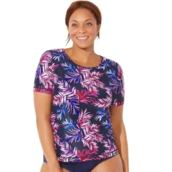 Swimsuits For All Women’s Plus Size Chlorine Resistant Swim Tee 13 Swimsuits For All Women’s Plus Size Chlorine Resistant Swim Tee -Trendy Women GUEST 0c58ec45 03db 4570 b813 076723600248