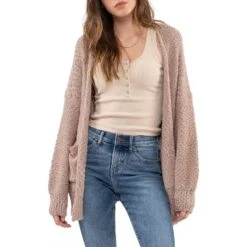 August Sky Women's Cozy Front Pocket Cardigan -Trendy Women GUEST 0e76db2b 3f31 4d76 98b0 1ebd95951cb9