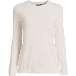 Lands' End Women's Tall Cashmere Crewneck Sweater -Trendy Women GUEST 1054b4da 8788 40b0 9cca 5834089cf22e