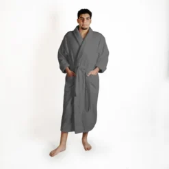 Men's Ultra-Absorbent Cotton Bathrobe By Blue Nile Mills 18 Men's Ultra-Absorbent Cotton Bathrobe By Blue Nile Mills -Trendy Women GUEST 11e7a46e e2ce 4637 b6eb 1de05e407b64
