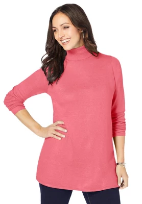 Jessica London Women’s Plus Size Cotton Cashmere Turtleneck 14 Jessica London Women’s Plus Size Cotton Cashmere Turtleneck - Image 14