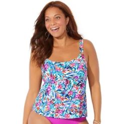 Swimsuits For All Women’s Plus Size Flared Tankini Top 18 Swimsuits For All Women’s Plus Size Flared Tankini Top -Trendy Women GUEST 1389e62f c5a1 452d af25 2e64b8d44ffd