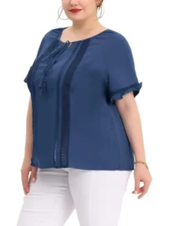 Agnes Orinda Women's Plus Size Lace Hollow Out Ruffle Boho Blouse 19 Agnes Orinda Women's Plus Size Lace Hollow Out Ruffle Boho Blouse -Trendy Women GUEST 156d8b49 a832 46e2 97e4 1322c05f2dba