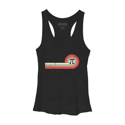 Women's Design By Humans Retro Vintage Pi Day Math Circle By TaiHan Racerback Tank Top 2 Women's Design By Humans Retro Vintage Pi Day Math Circle By TaiHan Racerback Tank Top - Image 2
