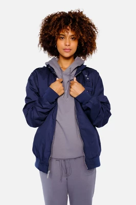Members Only Women's Classic Iconic Racer Oversized Jacket 6 Members Only Women's Classic Iconic Racer Oversized Jacket - Image 6