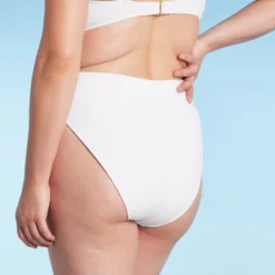 Women's High Waist Cheeky Bikini Bottom - Shade & Shore™ White 10 Women's High Waist Cheeky Bikini Bottom - Shade & Shore™ White -Trendy Women GUEST 175327bc 6c7f 4da3 bbb1 9accac5ea476