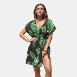 Women's Tropical Leaf Cover-Up Dress - Cupshe -Trendy Women GUEST 180759be eb51 4d4b a938 46f757d1a10d