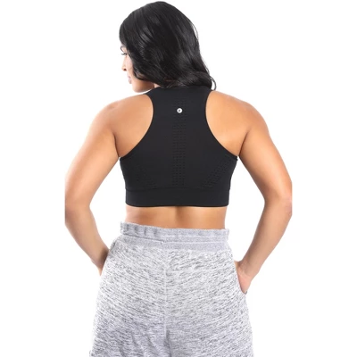 90 Degree By Reflex Womens Plus Seamless Racerback Bra 2 90 Degree By Reflex Womens Plus Seamless Racerback Bra - Image 2