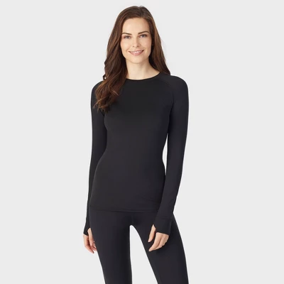 Warm Essentials By Cuddl Duds Women's Active Thermal Crewneck Top 8 Warm Essentials By Cuddl Duds Women's Active Thermal Crewneck Top - Image 8