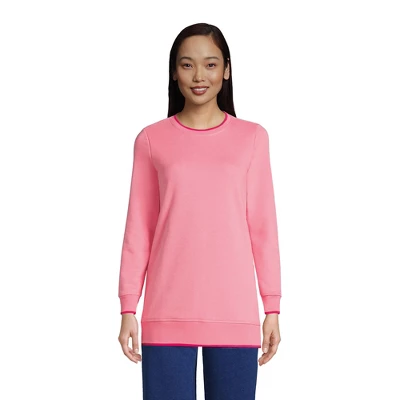 Lands' End Women's Serious Sweats Crewneck Long Sleeve Sweatshirt Tunic 4 Lands' End Women's Serious Sweats Crewneck Long Sleeve Sweatshirt Tunic - Image 4