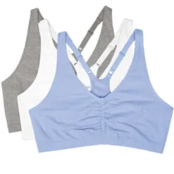 Fruit Of The Loom Women's Shirred Front Racerback Sports Bra 3-Pack 15 Fruit Of The Loom Women's Shirred Front Racerback Sports Bra 3-Pack -Trendy Women GUEST 1e421c56 a33f 4a5c 884b ddaa04ed58c7