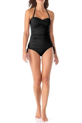 Anne Cole - Women's Twist Front Bandeaukini Swim Top 3 Anne Cole - Women's Twist Front Bandeaukini Swim Top - Image 3