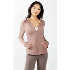 Yogalicious - Women's Slim Fit Hooded Track Jacket -Trendy Women GUEST 1f1d3fa5 36f2 4b2a b76a 8dc50e084c8d