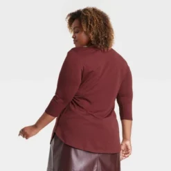 Women's Elbow Sleeve Tunic T-Shirt - Ava & Viv™