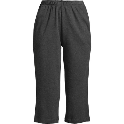 Lands' End Women's Sport Knit High Rise Elastic Waist Pull On Capri Pants 7 Lands' End Women's Sport Knit High Rise Elastic Waist Pull On Capri Pants - Image 7