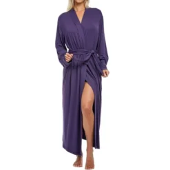 Women's Classic Soft Knit Long Lounge Robe With Pockets -Trendy Women GUEST 211799b3 72ab 4fce 9c6d 93ee7983ebda