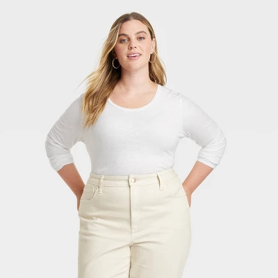 Women's Slim Fit Long Sleeve T-Shirt - Universal Thread™ 5 Women's Slim Fit Long Sleeve T-Shirt - Universal Thread™ - Image 5