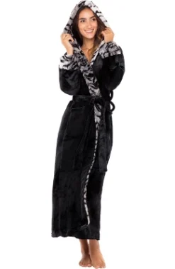 Women's Faux Fur Feather Hooded Robe, Soft Plush Fleece Bathrobe With Hood 24 Women's Faux Fur Feather Hooded Robe, Soft Plush Fleece Bathrobe With Hood -Trendy Women GUEST 24fddea6 4eac 418d b8a3 72ecaa44c763