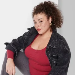 Women's Long Sleeve Scoop Neck T-Shirt - Wild Fable™ -Trendy Women GUEST 272ebe63 6ef9 453c b876 aaa91fe3e9ef