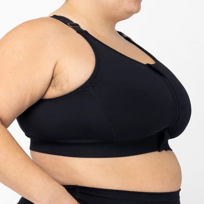 Superfit Hero Women's Plus Size Zip Front Sports Bra 2 Superfit Hero Women's Plus Size Zip Front Sports Bra - Image 2