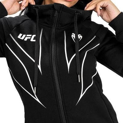Venum Women's UFC Fight Night 2.0 Replica Full Zip Hoodie - Black 1 Venum Women's UFC Fight Night 2.0 Replica Full Zip Hoodie - Black