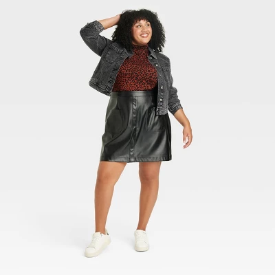 Women's Long Sleeve Turtleneck T-Shirt - Ava & Viv™ 2 Women's Long Sleeve Turtleneck T-Shirt - Ava & Viv™ - Image 2