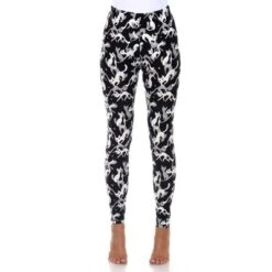 Women's Super Soft Midi-Rise Printed Leggings - One Size Fits Most - White Mark 20 Women's Super Soft Midi-Rise Printed Leggings - One Size Fits Most - White Mark -Trendy Women GUEST 29141250 9935 43d4 a300 4f4a5e0cbba0