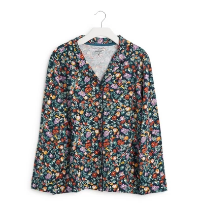 Vera Bradley Long-Sleeved Button Pajama Top 3 Vera Bradley Long-Sleeved Button Pajama Top - Image 3