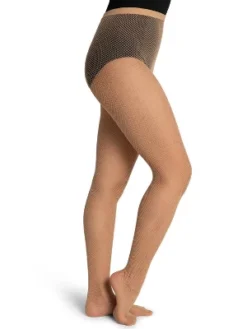 Capezio Women's Studio Basics Fishnet Tight W/ Seams