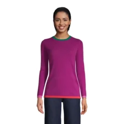 Lands' End Women's Tall Cashmere Crewneck Sweater -Trendy Women GUEST 2fe4b25b 97d4 4c99 8f8f 0f0287a36815
