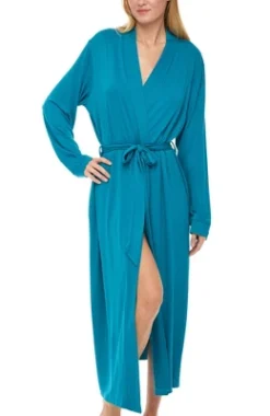 Women's Classic Soft Knit Long Lounge Robe With Pockets -Trendy Women GUEST 30b97b2e 1e8d 4ef0 8346 a8db4af011cd