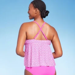 Women's Crossback Tankini Top - Kona Sol™ Pink -Trendy Women GUEST 3170c38e c2cb 4a91 8171 1b42f463f18f