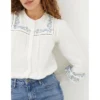 FatFace Womens Nicole Embroidered Blouse