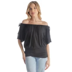 Women's Top With Short Sleeves And Cut-Out Shoulders -Trendy Women GUEST 321d96be 2d3e 47b1 8166 8024a5f81f34