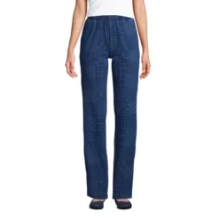 Lands' End Women's Tall Sport Knit High Rise Elastic Waist Pull On Pants -Trendy Women GUEST 33faf38e dfa3 47a3 96a4 b9d3feda74c4