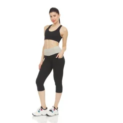 Infinite Basics Women's High Waist Tummy Control Yoga Super Comfy Legging Capris - Great For Working Out, Hanging Around The House & Sleep -Trendy Women GUEST 3576f2c1 fd0f 422e b0ad 42a6aff69f31