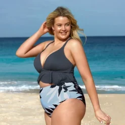 Women's Plus Size Flowy Ruffle Tankini Set Swimsuit - Cupshe -Trendy Women GUEST 35a76f9e 90e5 4ab7 b624 945d4515ebfa