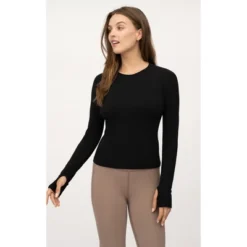 Yogalicious Womens Seamless Zaia Long Sleeve Active Shirt -Trendy Women GUEST 36f71d4b 8481 475d 95c6 8a1ad76c8679