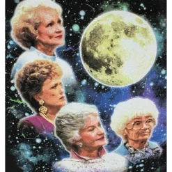 The Golden Girls Women's Four Golden Girls Moon T-Shirt