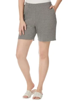 Jessica London Women’s Plus Size Soft Ease Knit Shorts -Trendy Women GUEST 37ee31af d170 4e87 9377 eb5b13cb1957