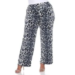 Women's Plus Size Printed Palazzo Pants - White Mark -Trendy Women GUEST 386e87aa ec0b 45ab 8b8b 8ba4d9354be5