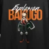 My Hero Academia Bakugo Explosion Women's Black Crop T-shirt